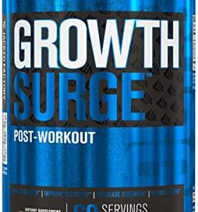 Jacked Factory Growth Surge Creatine Post Workout - Muscle Builder with Creatine Monohydrate, Betaine, L-Carnitine L-Tartrate - Daily Muscle Building & Recovery Supplement - 60 Servings, Swoleberry