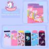 Kids Girls Knee High Socks 6 Pairs Boot Long Fun Crazy Tall Funny Animal Colorful Child Socks - Image 7
