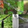 Branded Boards Black & Silver Heavy Duty Bushcraft Zinc-Galvanized Steel Carabiner Spring Snap Clip Link Hooks. 200-400lb Load. 6 Packs, 12 Packs and Variety Packs. - Image 5