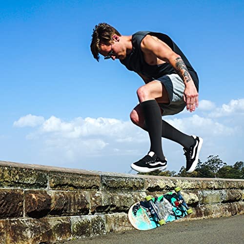 fenglaoda Compression Socks for Women & Men 20-30mmHg Knee High Nurse Pregnant Medical Running Travel Athletic socks - Image 5