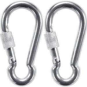 PROND Locking Carabiners, Heavy Duty Carabiner, 316 Stainless Steel Screw Lock Carabiner Hooks