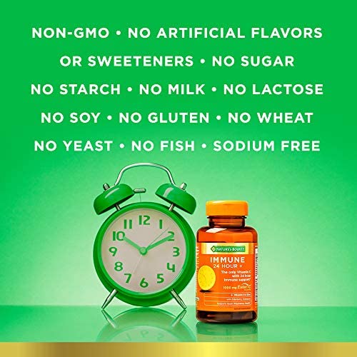 Nature's Bounty Immune 24 Hour +, The only Vitamin C with 24 Hour Immune Support from Ester C, Rapid Release Softgels, 50 Count - Image 5