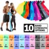 7 Ft. Long Resistance Band with Carry Pouch and Resistance Band Door Anchor, Latex-Free, Includes Home Workout App and Ebook, Choose Light, Medium or Heavy Strength - Super Exercise Band - Image 8