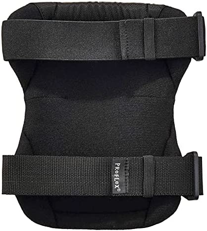 Ergodyne ProFlex 335 Slip Resistant Rubber Cap Knee Pads, Black, Buckle Closure - Image 3