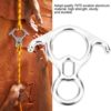 Hinzonek Bull Horn 8‑Shape Descender De Control Device Downhill Climbing 0 Climbing Supplies Rappelling Devices Descender de Control Device Stainless Steel Belay Device Bull Horn Shape Descender - Image 7