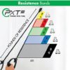 Resistance Bands with Handles by PXT360 | Complete Set of 5 Heavy Weights Exercise Tube Band from 5 to 50 pounds | Physical Therapy Recommended | Great for arms and Shoulders Workout and Strength - Image 2