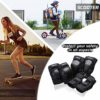 Protective Gear Set For Adult/Youth Knee Pads Elbow Pads Wrist Guards for Skateboarding Cycling Bike BMX Bicycle Scootering 6pcs - Image 8