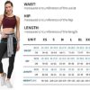 PHISOCKAT 2 Pack High Waist Yoga Pants with Pockets, Tummy Control Leggings, Workout 4 Way Stretch Yoga Leggings - Image 6