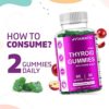 Vitamatic Vegan Thyroid Support Gummies with Iodine & Kelp - 60 Count - Improve Your Energy & Increase Metabolism - Plant Based - Image 4