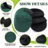 Soudittur Gardening Knee Pads for Women Men, Thick Foam Cushion & Adjustable Straps, Soft Knee Pads for Work, Cleaning Floors, Gardening, Household Chores, Roofing (1 Pair, Green) - Image 3