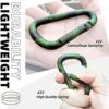 Tactical Carabiner Keychain Clip, 3" Aluminum D Ring Shape, Key Chain Clips, Camouflage Caribeener - Image 4