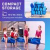 AirTrack Inflatable Gymnastics Mat with Air Pump - 3 ft, 10 ft, 13 ft, 16 ft, 20 ft | Thick Tumbling Track Air Mat For Yoga, Cheerleading, Fitness & Training | Compact Home & Gym Exercise Equipment - Image 5