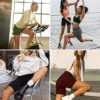 UUE Biker Shorts for Women with Pockets High Waist Yoga Shorts Tummy Control, 8" Workout Spandex Shorts for Athletic Running - Image 5