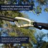 Fusion Climb Liberty Steel Auto-Lock Captive Eye High Strength Carabiner (FP-8120-2K-HS-GLD) - Image 4