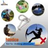 SMTUNG 304 Stainless Steel Spring Snap Hook Carabiner Multifunctional Carabiner Camping Fishing Hiking Traveling - Image 5