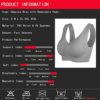 KINYAOYAO 3 Pack Women's Ultimate Comfy Medium Support Seamless Wireless Sports Bra with Removable Pads - Image 5