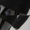WOCACHI Mens Turtleneck Knitted Sweater Pullover 1/4 Zip Up Neck Stand Collar Winter Warm Slim Fit Lightweight Jumpers - Image 4