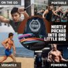 TRIBE Resistance Bands Set and Weights for Exercises I Exercise Bands for Men with Workout Bands, Handles, Door Anchor, Ankle Straps, Carry Bag, Exercise eBook I Resistance Training, Fitness Equipment - Image 5
