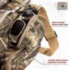 Rig'Em Right Waterfowl Standard Shell Shocker Duck Hunting Blind Bag with Sunglasses Case, Drink Holder, Ammo Compartment and More - Image 4
