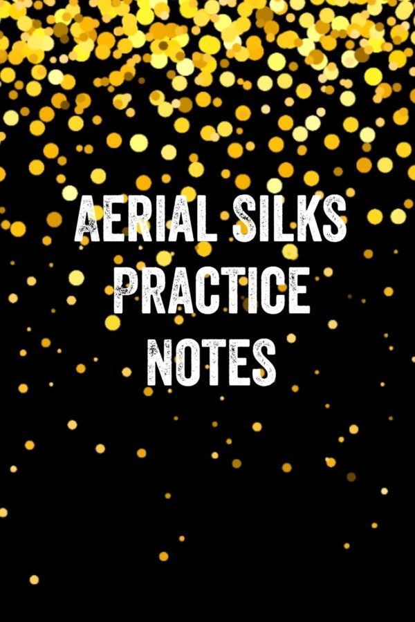Aerial Silks Practice Notes Aerial Silks: Notebook for Coaching Tips and Goal Setting - Pocket Edition (The Pocket Coach Journal Series) (gold glitter Version 4)