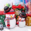 WILLBOND Christmas Headbands Mini Top Hat Headband 2 Pieces Christmas snowman Black Top Hat Headband Child Christmas Mistletoe Costume Headband with Plaid Band Holly and Berries for Holiday Craft - Image 6