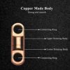 AMYSPORTS High Strength Fishing Bearing Swivels Stainless Fishing Swivel Connectors Copper Barrel Swivels for Saltwater Fishing Freshwater Fishing - Image 2