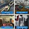 EMEKIAN Oval Indoor Outdoor Climbing Carabiner, Screw Locking Heavy Duty Safety Caribeener Clips, 25 KN (5600 LBS) for Hammock, Rope, Hiking, Camping - Image 7