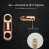 AMYSPORTS High Strength Fishing Bearing Swivels Stainless Fishing Swivel Connectors Copper Barrel Swivels for Saltwater Fishing Freshwater Fishing - Image 5