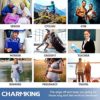 CHARMKING 3 Pairs Copper Compression Socks for Women & Men Circulation 15-20 mmHg is Best for All Day Wear Running Nurse - Image 5