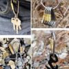 EKLOEN 5pcs Mini Titanium Locking Carabiner, Perfect D-Ring for Outdoor and Indoor Use - Image 6