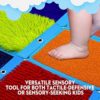 8 Set Sensory Mini Mats Assorted Textured Play Mat Sensory Mats for Autistic Children Texture Sensory Floor Tiles Educational Tactile Sensory Toys for Kids Baby Toddler Activity (Elegant Style) - Image 6