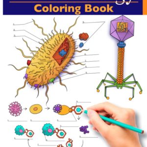 Microbiology Coloring Book: Incredibly Detailed Self-Test Color workbook for Studying | Perfect Gift for Medical School Students, Physicians & Chiropractors