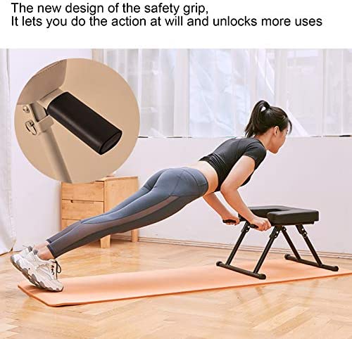 Headstand Stool, Headstand Inversion Bench, Multiple Interlocking Foldable PU and Steel Fitness Equipment for Gym Home - Image 4