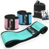 TheFitLife Resistance Exercise Bands Set (110lbs) with Handles+ TheFitLife Workout Booty Bands Set for Home Gym, Stretching - Image 6