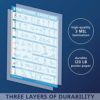 3 Pack: Bodyweight Workouts + Stretching Exercises + Sliding Bench - Set of 3 Workout Charts - Image 3