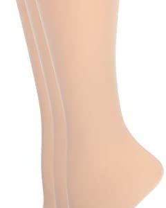 HUE Women's Graduated Compression Sheer Knee Hi Sock