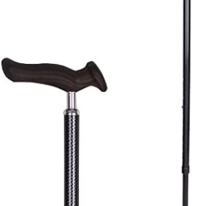 Carex Comfort Walking Cane with an Ergonomic Extra Comfortable Grip, Dark Gray