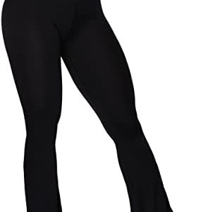 Sunzel Yoga Pants for Women, Crossover Flare Leggings with Tummy Control High Waist and Wide Leg