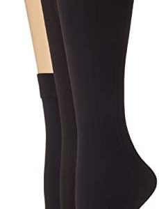 HUE Cable/rib/opaque Assorted Knee Hi Socks, 4 Pair Pack Sockshosiery