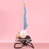 ROBDAE Yoga Inverted Stool Yoga Assisted Inverted Stool Gym Standing Stool Exerciser Safely and Conveniently Stretch Abdomen Expander Fitness Equipment Suitable for Practicing Handstand - Image 4