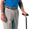 Carex Comfort Walking Cane with an Ergonomic Extra Comfortable Grip, Dark Gray - Image 6