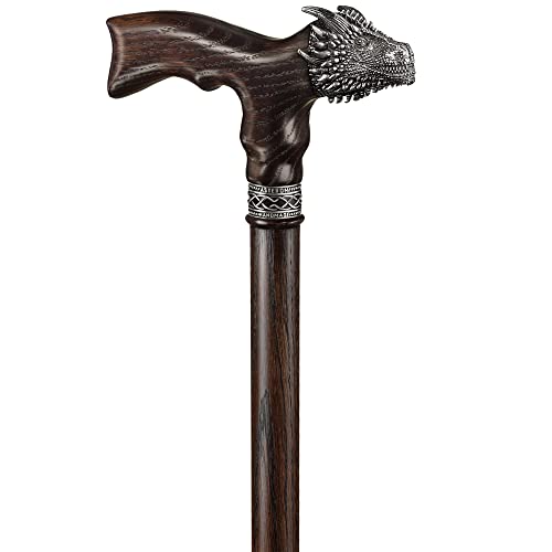 Handmade Wooden Walking Cane for Men and Women - Dragon - Fashionable Walking Stick Unique Wood Cane - Image 4