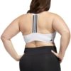 adidas Women's Training Medium Support Better 3-Stripes Bra - Image 3
