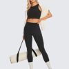 CRZ YOGA Womens Butterluxe High Waisted Lounge Capri Leggings 17'' / 19'' / 23'' - Workout Buttery Soft Crop Yoga Pants - Image 3