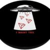 I Want TRX, Tron Coin Blockchain Crypto Token Digital Asset PopSockets Swappable PopGrip - Image 2