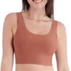 Danskin 2 Pack Laser Wirefree Everyday Comfort Lounge Bralette with Removable Pads - Image 4