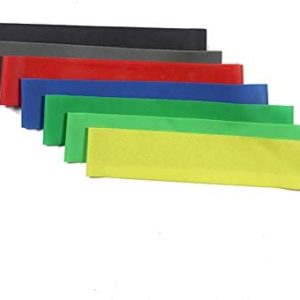 Yuanjay Resistance Exercise Pilates Loop Fitness Home Workout Band Training Yoga Fitness & Yoga Equipment Yoga Stretching Strap (Random delivery, One Size)