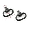 E-outstanding 2Pcs QD Heavy Duty Quick Detachable Sling Swivel Mount Belt Buckle, 1.25 Inch Black - Image 2