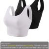 SPRIMEMONG Women's Light Support Sport Bra Wireless Comfy Bra-Seamless Yoga Crop Tops - Image 5