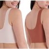 Danskin 2 Pack Laser Wirefree Everyday Comfort Lounge Bralette with Removable Pads - Image 2